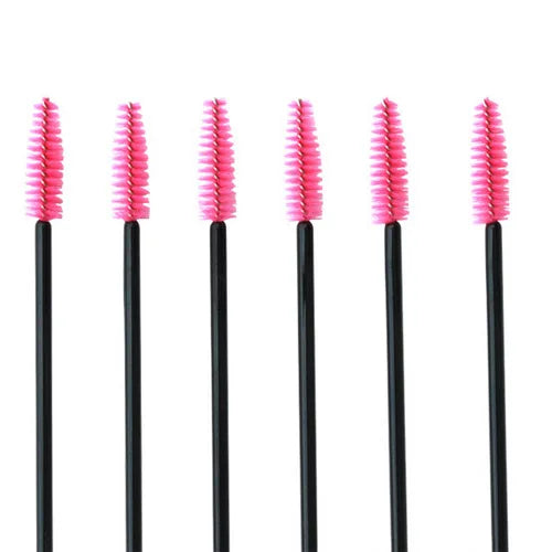 New Make Up brush 50pcs/lot Durable Micro Disposable Eyelash Extension Individual Applicators Mascara wand Brush For Women