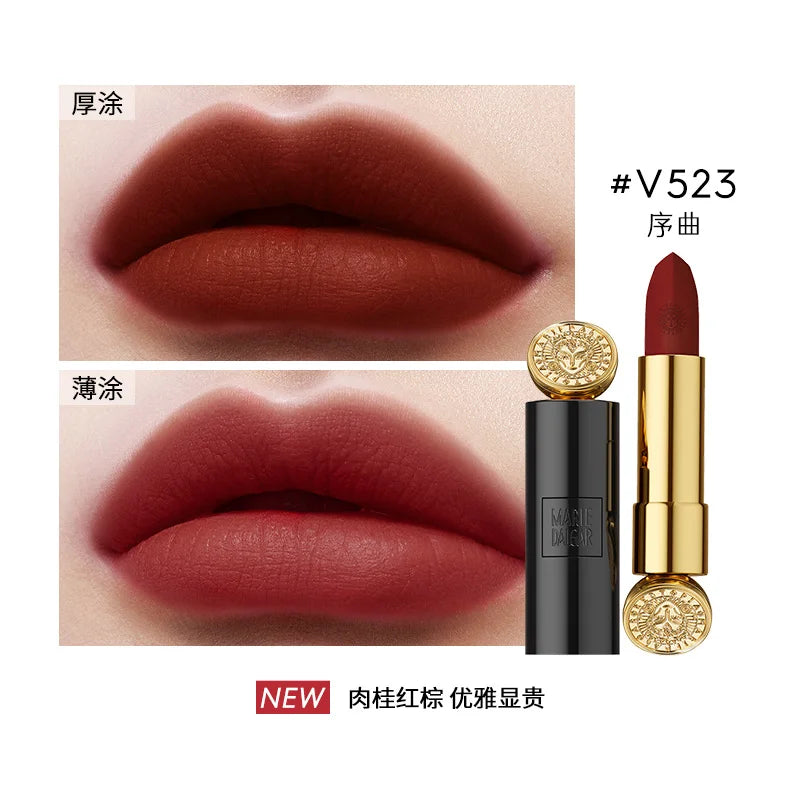 YY Knight Small White Tube Rich State Lipstick Mini Pack Discoloration Resistant