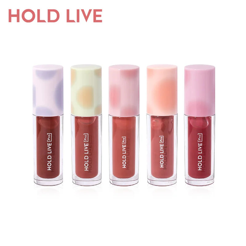 Lip Glaze Set Mirror Water Glass Lip Gloss Nourishing Lipstick Minority Female